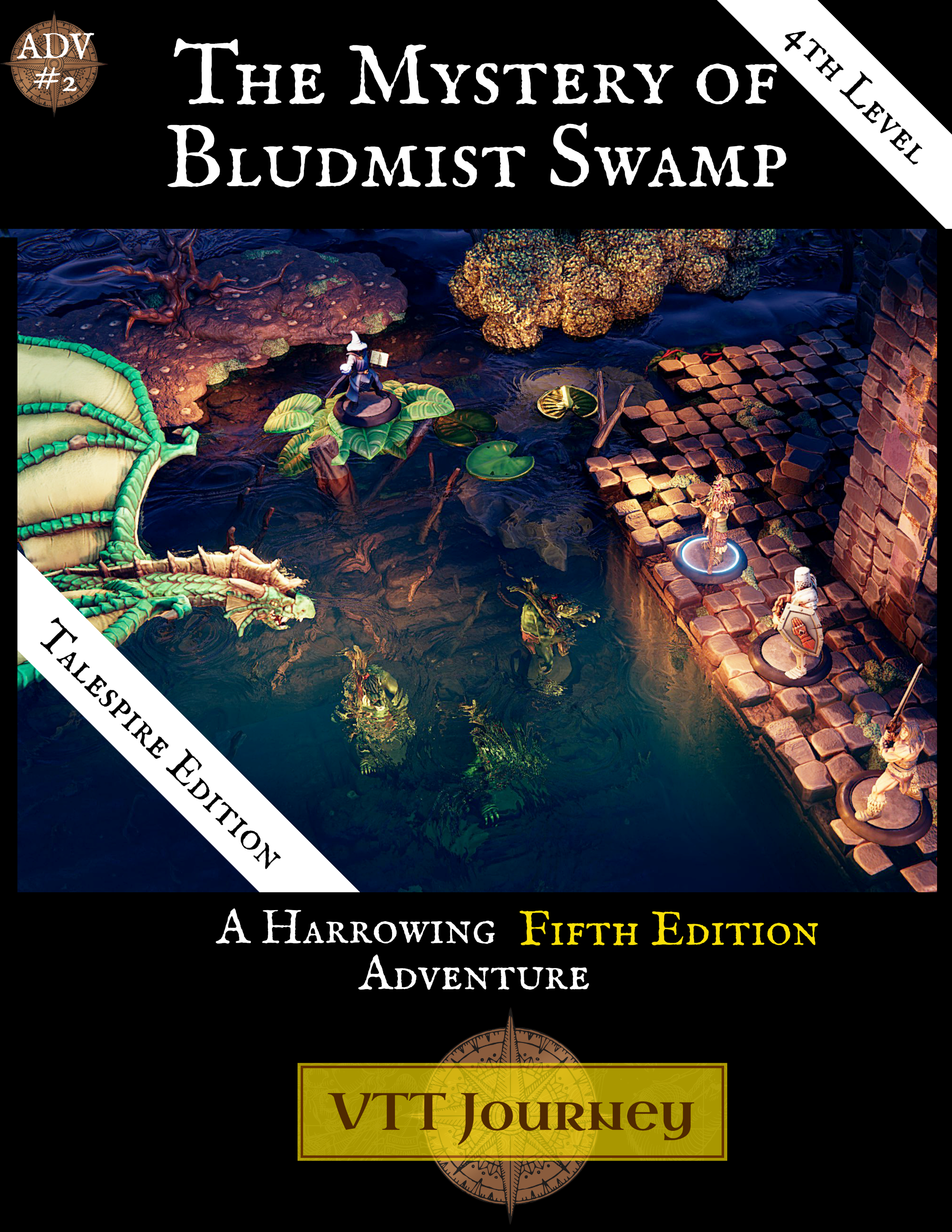 Mystery of Bludmist Swamp adventure cover