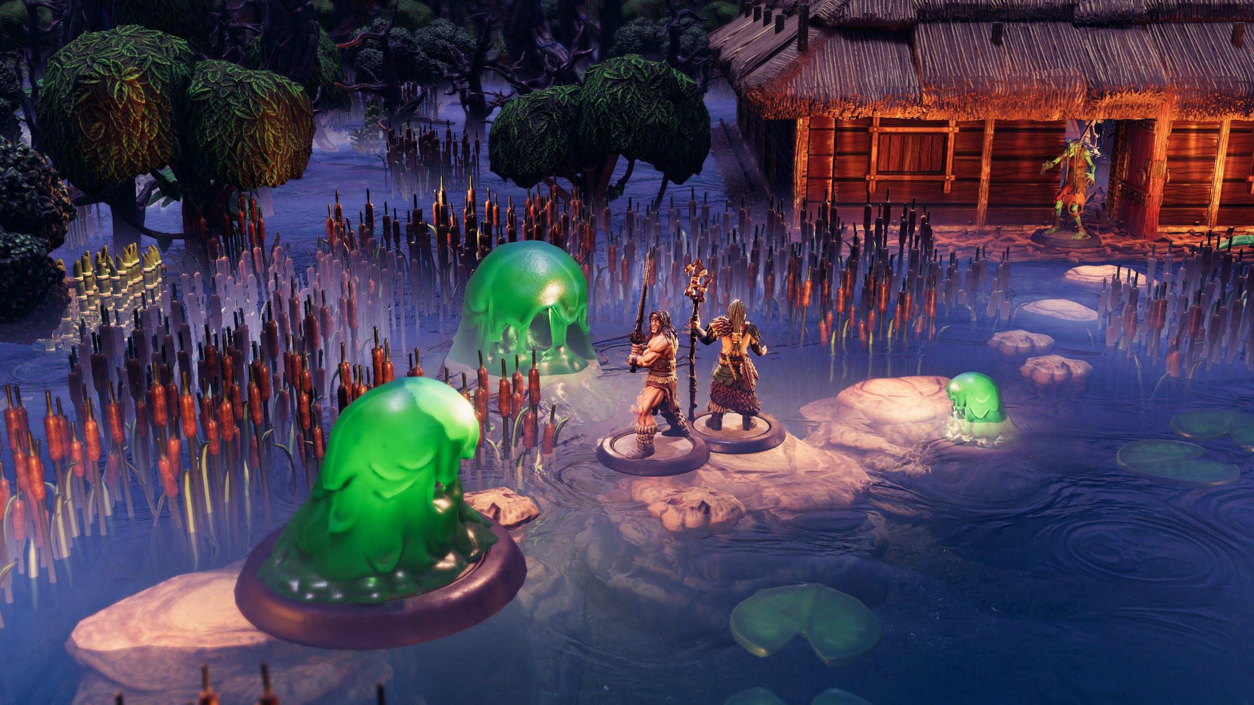 The witch's swamp in the Bludmist adventure