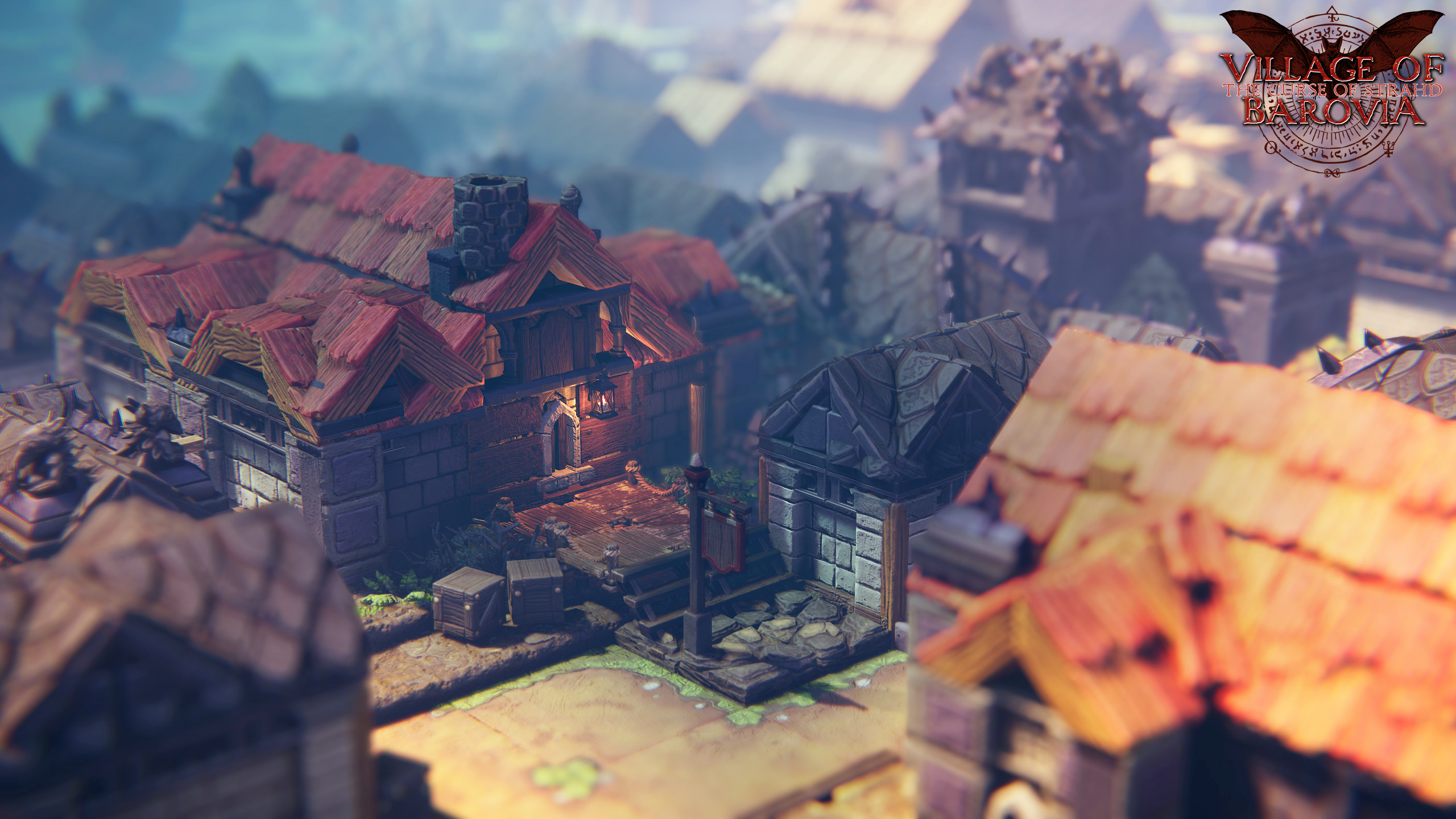 The Village of Barovia recreated in TaleSpire