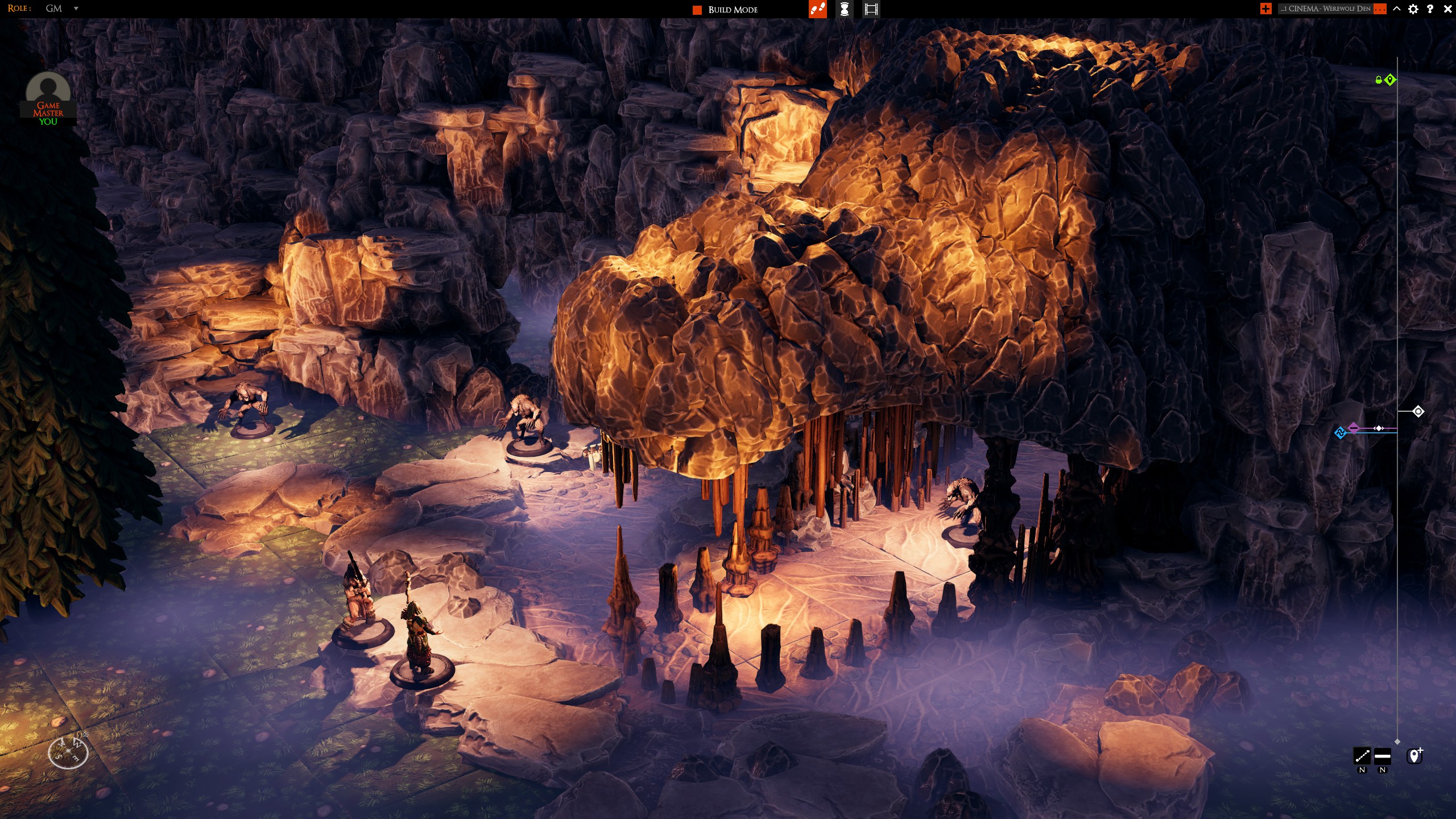 The Werewolf Den recreated in TaleSpire