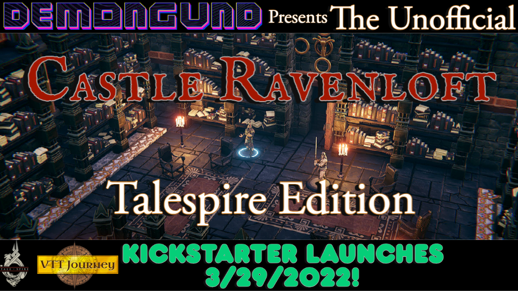 Castle Ravenloft TaleSpire Edition Kickstarter project artwork